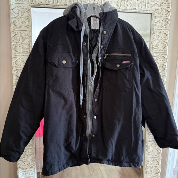 Dickies • Duck Canvas Hooded Insulated Chore Work Jacket - Picture 6 of 11